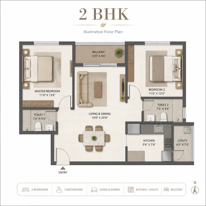Abhee Hennur 2bhk Abhee Hennur 2bhk